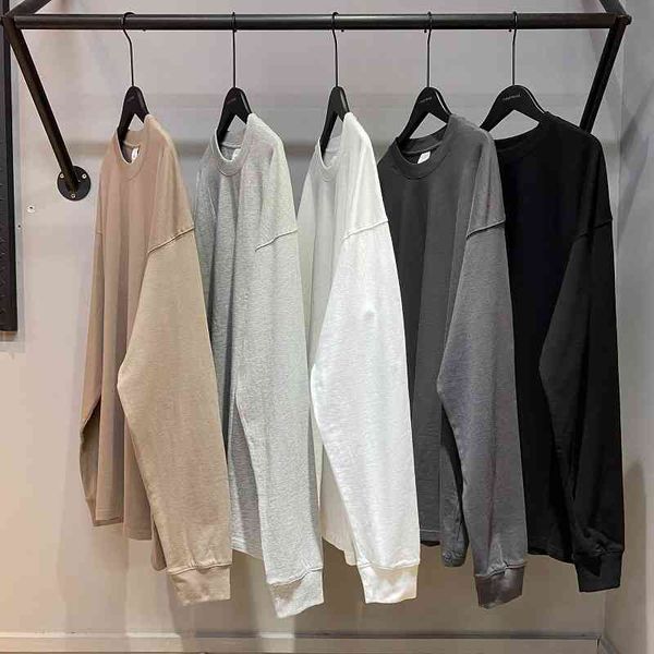 men's t-shirts autumn and winter solid color bottoming shirt high street ins basic oversize loose round neck long sleeve t-shirt men lb, White;black
men's t-shirts autumn and winter solid color bottoming shirt high street ins basic oversize loose round neck long sleeve t-shirt men lb, White;black