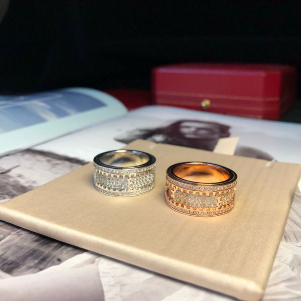 designers luxurys ring ladies with diamond gear design rings fashion temperament versatile valentine's day gift jewelry good nice, Silver
designers luxurys ring ladies with diamond gear design rings fashion temperament versatile valentine's day gift jewelry good nice, Silver