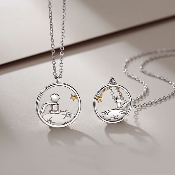 fashion couple s925 silver plated prince little pendant personalized necklace valentine s day anniversary gift x203 220722
fashion couple s925 silver plated prince little pendant personalized necklace valentine s day anniversary gift x203 220722