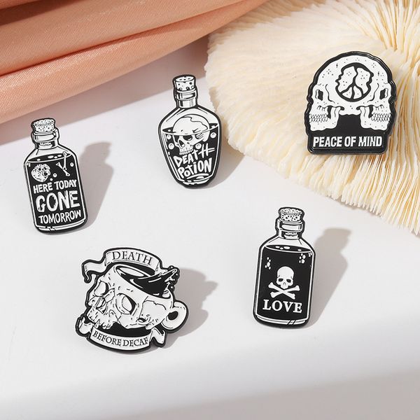 europe and the united states dark skull brooch coffee cup tea cup horror thriller metal badge pin accessories clothing drift bottle, Gray
europe and the united states dark skull brooch coffee cup tea cup horror thriller metal badge pin accessories clothing drift bottle, Gray