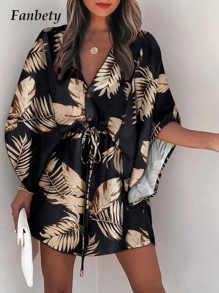 summer casual drawstring lace up button dress women fashion graphic print loose v neck batwing sleeve mini 220618, Black;gray
summer casual drawstring lace up button dress women fashion graphic print loose v neck batwing sleeve mini 220618, Black;gray