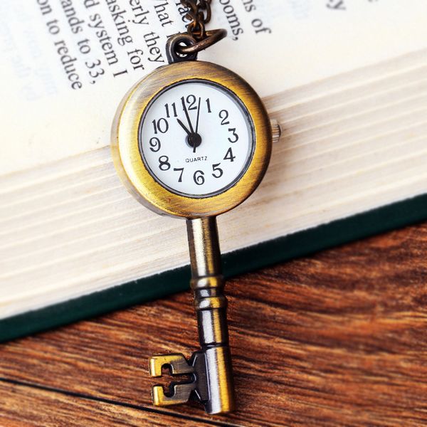 fashion classic pockets watch student pocket stainless steel cute keys watches antique brass key pattern pocket necklace rang pendant for wo, Slivery;golden
fashion classic pockets watch student pocket stainless steel cute keys watches antique brass key pattern pocket necklace rang pendant for wo, Slivery;golden