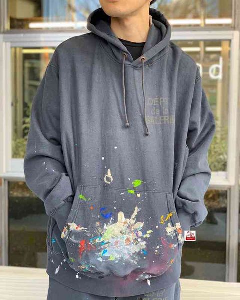 hoodie gallerydepts designer used washed and hand-painted splash ink graffiti casual plush hoodie sweater jacket, Black
hoodie gallerydepts designer used washed and hand-painted splash ink graffiti casual plush hoodie sweater jacket, Black