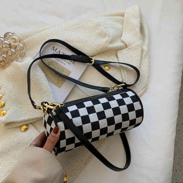 50% women's 2022 new leisure single shoulder fashion lattice cylinder female luxury designer handbags crossbody bags
50% women's 2022 new leisure single shoulder fashion lattice cylinder female luxury designer handbags crossbody bags
