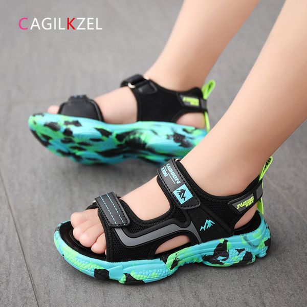 cagilkzel summer kids sandals fashion sandalias childrens shoes non slip soft bottom leather boys for children 220525, Black;red
cagilkzel summer kids sandals fashion sandalias childrens shoes non slip soft bottom leather boys for children 220525, Black;red