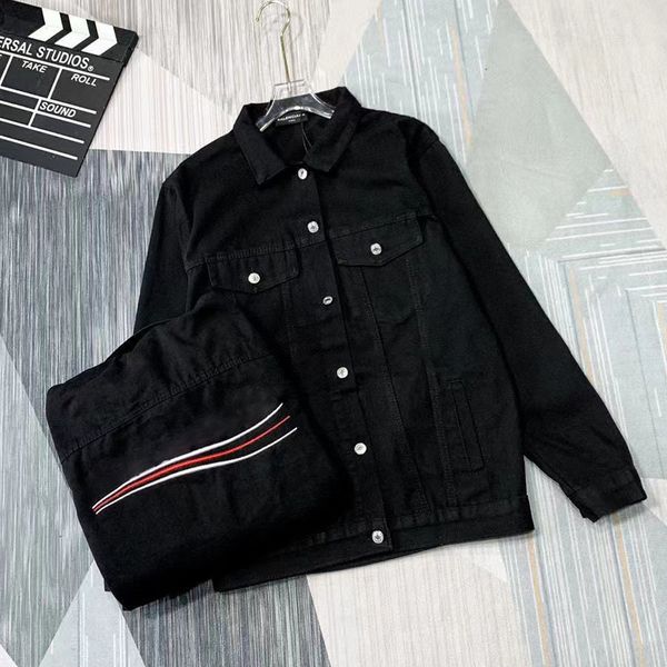 mens high street jackets fashion denim coat black casual hip hop designer jacket for, Black;brown
mens high street jackets fashion denim coat black casual hip hop designer jacket for, Black;brown
