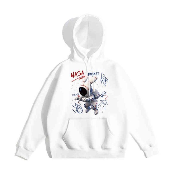 chao brand space rabbit nasa co branded plush sweater men's hooded loose large ins versatile casual coat, Black
chao brand space rabbit nasa co branded plush sweater men's hooded loose large ins versatile casual coat, Black