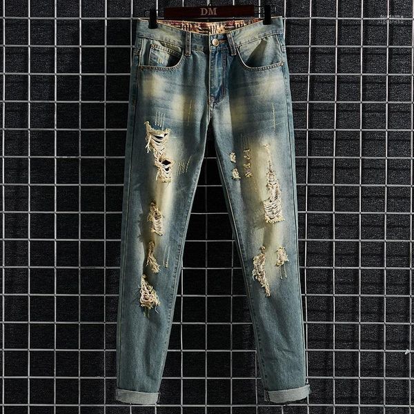 men's jeans 2022 men hole slim classic fashion ripped hip hop vintage blue casual denim trousers male brand clothes 28-401
men's jeans 2022 men hole slim classic fashion ripped hip hop vintage blue casual denim trousers male brand clothes 28-401