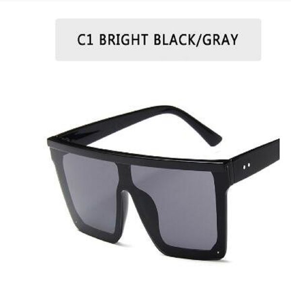 vintage oversized square designer sunglasses men women designer flat fashion one piece lens sun glasses women for female shades, White;black 
vintage oversized square designer sunglasses men women designer flat fashion one piece lens sun glasses women for female shades, White;black
