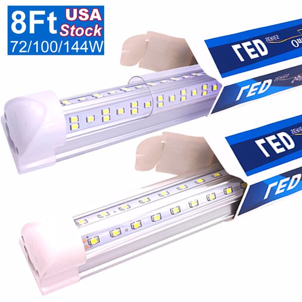 8ft shop light fixture, t8 led tubes lights, cold white 6500k, v shape, clear cover, hight output, shops lights for garage ac85-277v oemled
8ft shop light fixture, t8 led tubes lights, cold white 6500k, v shape, clear cover, hight output, shops lights for garage ac85-277v oemled