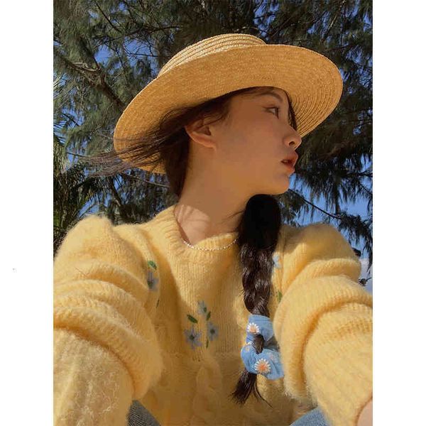 women's sweaters embroidered sweater women's spring 2022 loose round neck simple korean soft waxy milk yellow small short 2toi, White;black
women's sweaters embroidered sweater women's spring 2022 loose round neck simple korean soft waxy milk yellow small short 2toi, White;black