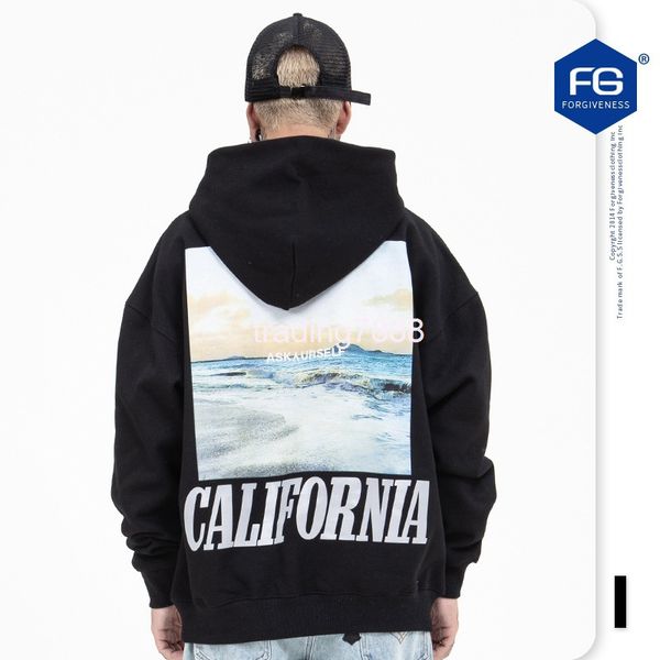 men's sweaters fg menswear | 21 autumn and winter fashion brand california landscape letter reflective loose plush hoodie thod, White;black
men's sweaters fg menswear | 21 autumn and winter fashion brand california landscape letter reflective loose plush hoodie thod, White;black
