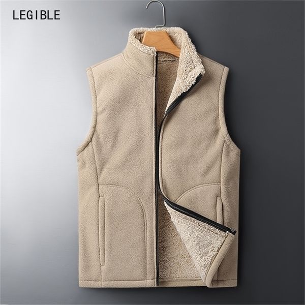 legible lamb wool fleece vest men autumn warm casual waistcoat mens winter vest men plus size 5xl 6xl 7xl 201126, Black;white
legible lamb wool fleece vest men autumn warm casual waistcoat mens winter vest men plus size 5xl 6xl 7xl 201126, Black;white
