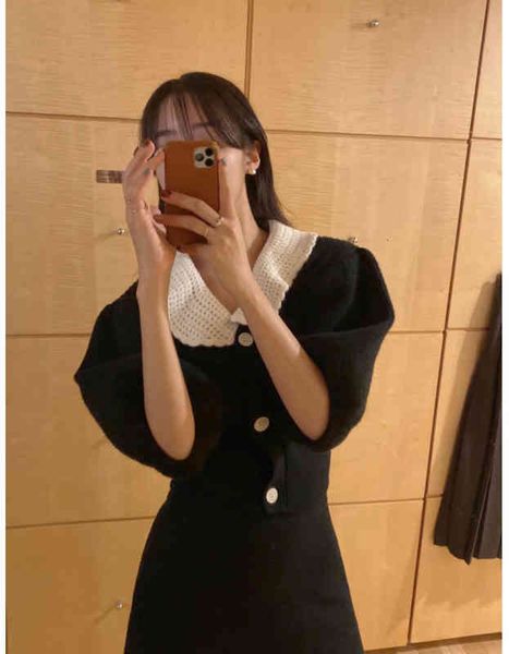 women's knits tees now h spring south korea dongdamen color contrast cardigan casual v-neck short medium sleeve sweater women 5kri, White
women's knits tees now h spring south korea dongdamen color contrast cardigan casual v-neck short medium sleeve sweater women 5kri, White