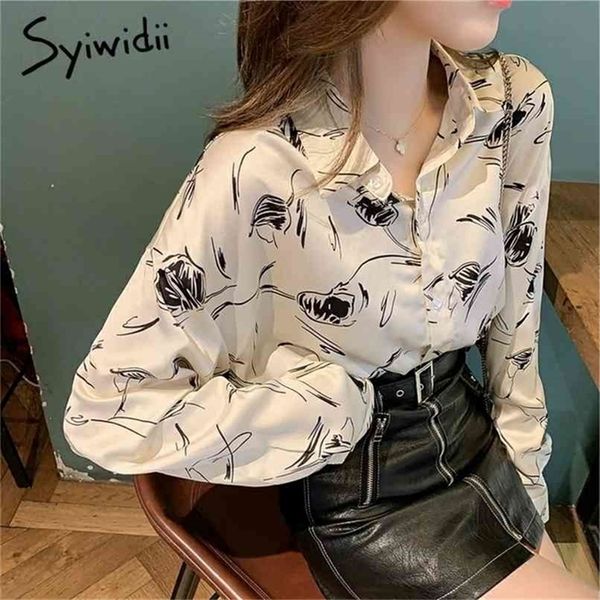 print chiffon shirt woman vintage plus size long sleeve button up fall fashion clothes blouse white 210607
print chiffon shirt woman vintage plus size long sleeve button up fall fashion clothes blouse white 210607