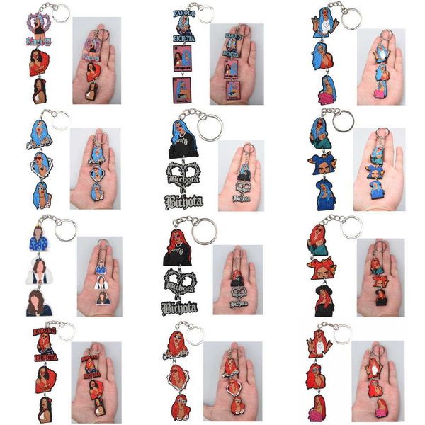 new designer karol g fashion style famous signer 2d keychain for decoration, White;pink
new designer karol g fashion style famous signer 2d keychain for decoration, White;pink