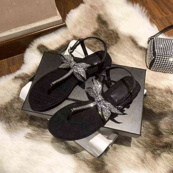 diamond clip foot bow flat sandals women's 2022 new versatile clip toe beach shoes, Black
diamond clip foot bow flat sandals women's 2022 new versatile clip toe beach shoes, Black