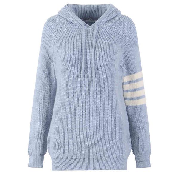 women's knits tees tb medium and long hooded knitted sweater women's autumn loose slim korean fvrb, White
women's knits tees tb medium and long hooded knitted sweater women's autumn loose slim korean fvrb, White