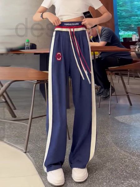 women's pants & capris designer summer new striped ribbon trend casual wide leg pants women's ice silk breathable sports straight, Black;white
women's pants & capris designer summer new striped ribbon trend casual wide leg pants women's ice silk breathable sports straight, Black;white
