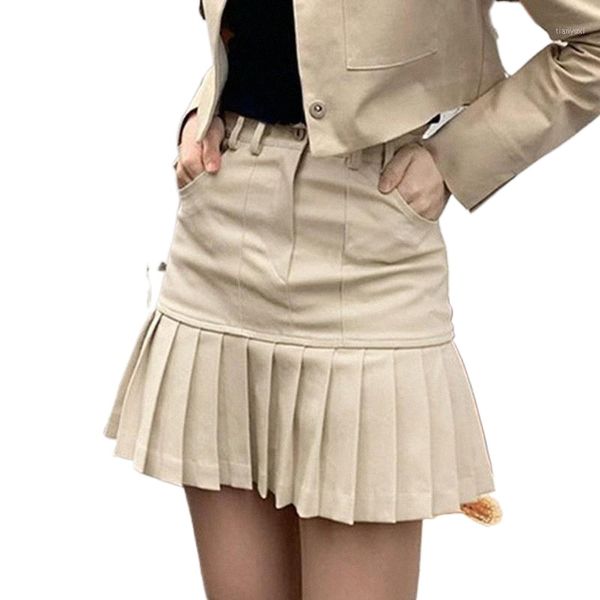 girls cute khaki pleated short skirts womens casual high waisted mini skirt ladies preppy style korean fashion 2022 d9pb#, Black
girls cute khaki pleated short skirts womens casual high waisted mini skirt ladies preppy style korean fashion 2022 d9pb#, Black