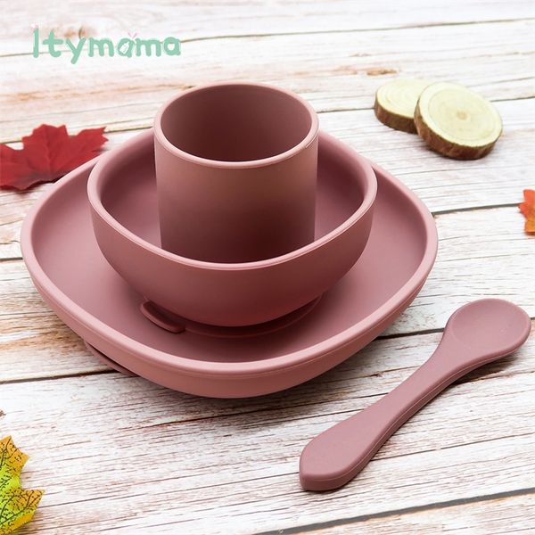 4pc baby silicone plate set kids bowl plates baby feeding silicone bowl spoon children's dishes kid dinner platos baby tableware 220512
4pc baby silicone plate set kids bowl plates baby feeding silicone bowl spoon children's dishes kid dinner platos baby tableware 220512