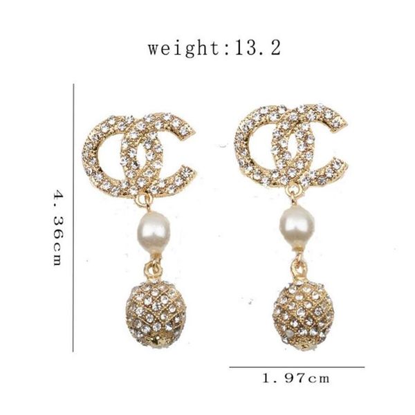 charm stud earrings for womens fashion designer 18k gold plated 925 silver needle earring luxury inlay diamond pearl 319f, Golden;silver
charm stud earrings for womens fashion designer 18k gold plated 925 silver needle earring luxury inlay diamond pearl 319f, Golden;silver