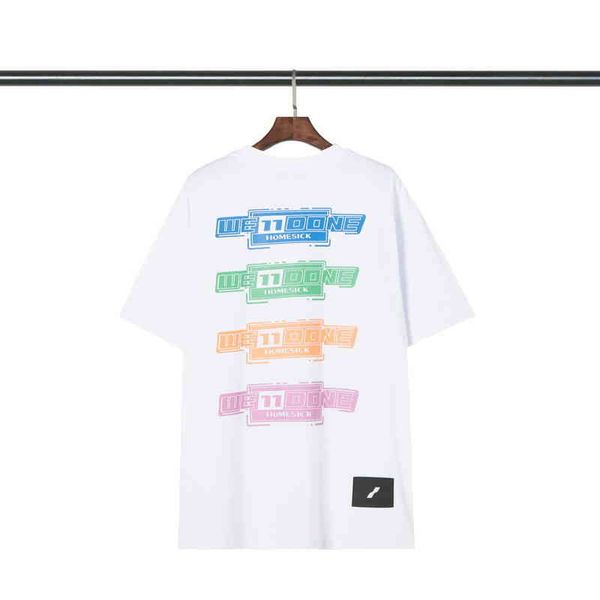 2022 spring and summer new off colorful round neck pullover short sleeve unisexst6u, White;black
2022 spring and summer new off colorful round neck pullover short sleeve unisexst6u, White;black