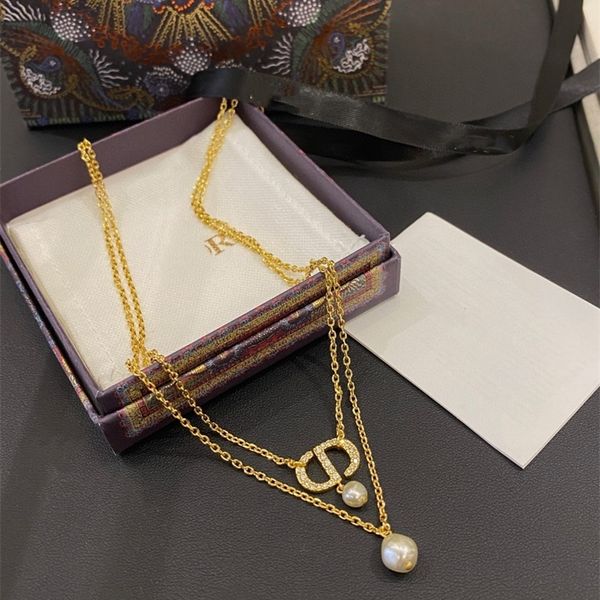 80% off clearance high-end version letter double-layer pearl necklace women's light luxury fashion clavicle chain, Silver
80% off clearance high-end version letter double-layer pearl necklace women's light luxury fashion clavicle chain, Silver