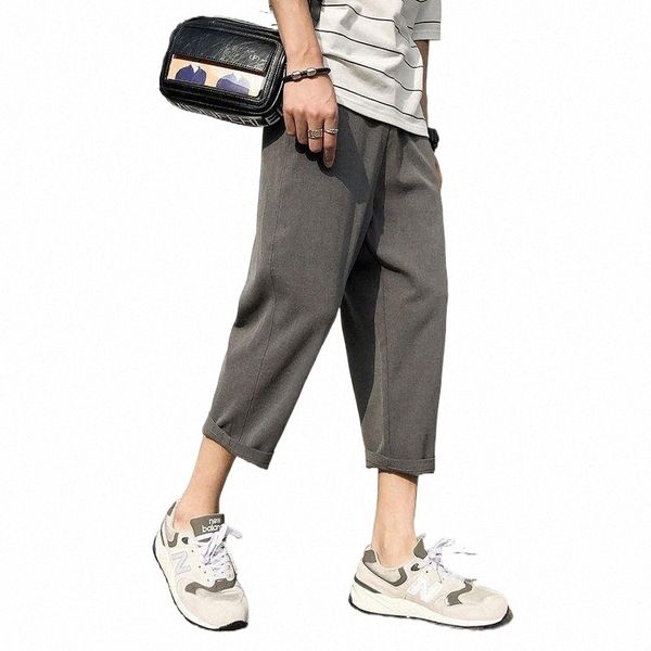 men's suits & blazers 2021spring and summer youth solid color wild korean loose trousers fashion casual nine points pants black/grey h7, White;black
men's suits & blazers 2021spring and summer youth solid color wild korean loose trousers fashion casual nine points pants black/grey h7, White;black