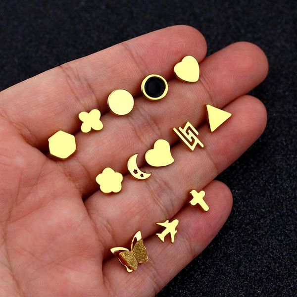 stud bohemian vintage moon plum butterfly earrings mix gold set male star stainless steel earring pattern girl, Golden;silver
stud bohemian vintage moon plum butterfly earrings mix gold set male star stainless steel earring pattern girl, Golden;silver