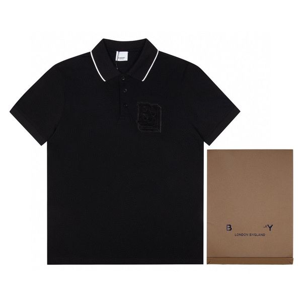 luxury brand mens designer polo t shirt summer fashion breathable short-sleeved lapel casual top, White;black
luxury brand mens designer polo t shirt summer fashion breathable short-sleeved lapel casual top, White;black