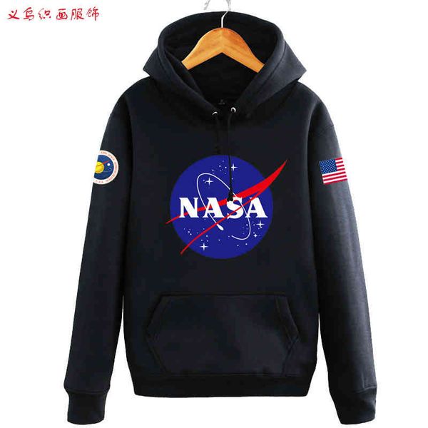 nasa mars rescue matt damon autumn winter fleece hooded guard, Black 
nasa mars rescue matt damon autumn winter fleece hooded guard, Black