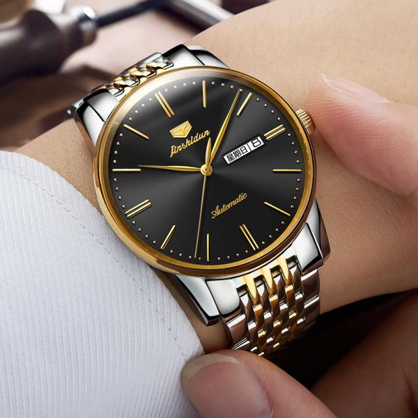 wristwatches men's business watch automatic mechanical fashion ultra thin waterproof metal 8767, Slivery;brown
wristwatches men's business watch automatic mechanical fashion ultra thin waterproof metal 8767, Slivery;brown