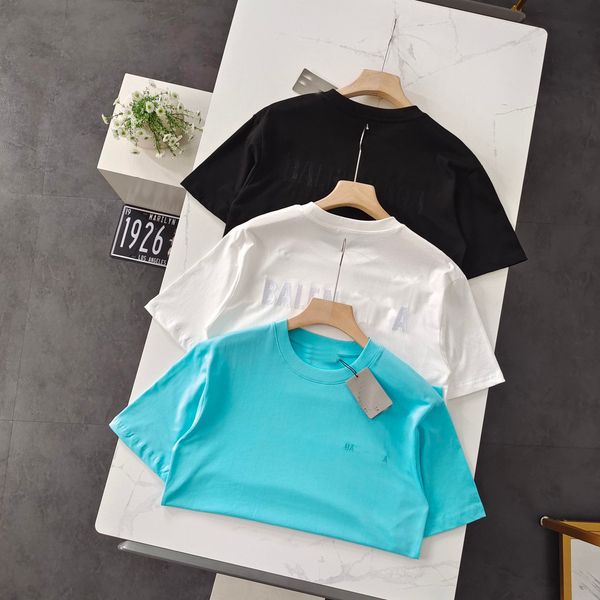 2022 summer couple t-shirt embroidered letter short sleeve men's t-shirts cotton jersey crewneck t-shirt, White;black
2022 summer couple t-shirt embroidered letter short sleeve men's t-shirts cotton jersey crewneck t-shirt, White;black