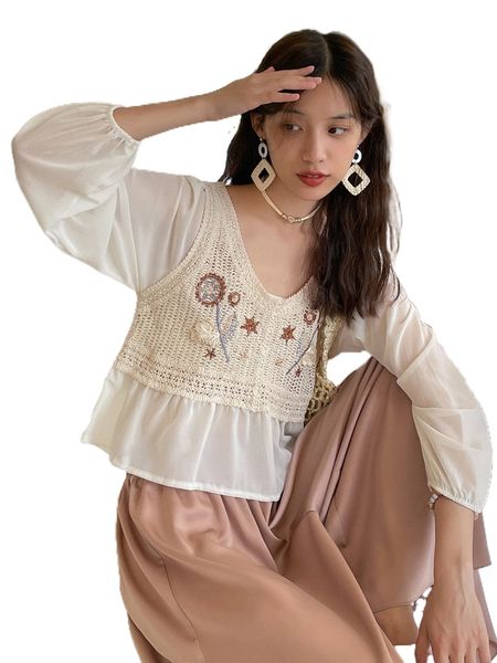 dazy floral print lantern sleeve ruffle hem t2ec#, White
dazy floral print lantern sleeve ruffle hem t2ec#, White