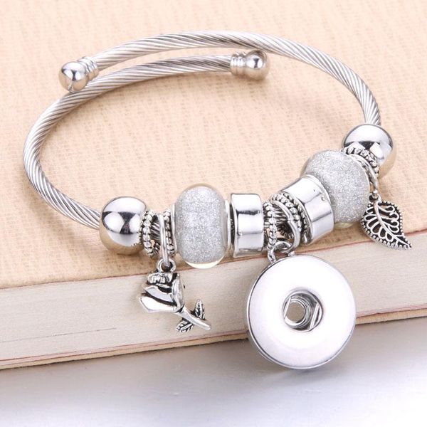 charm bracelets wholesale elastic bracelet snaps jewelry bangles 18mm charms beaded snap fit buttons 8030, Golden;silver
charm bracelets wholesale elastic bracelet snaps jewelry bangles 18mm charms beaded snap fit buttons 8030, Golden;silver