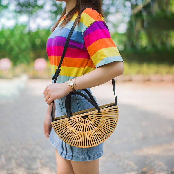 vintage bamboo half round handbag ladies casual simple rattan shoulder bag woman summer beach vacation womens messenger bag
vintage bamboo half round handbag ladies casual simple rattan shoulder bag woman summer beach vacation womens messenger bag