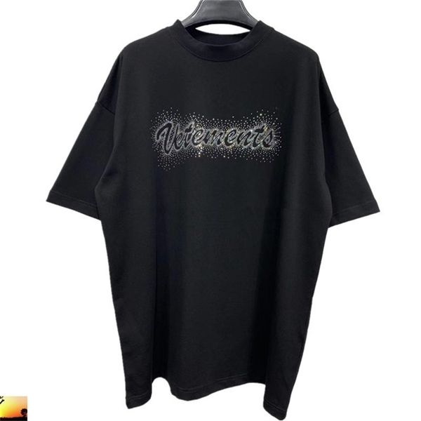 oversize vetements t-shirt men women t shirts drilling diamond vtm tees drop 210420, White;black
oversize vetements t-shirt men women t shirts drilling diamond vtm tees drop 210420, White;black