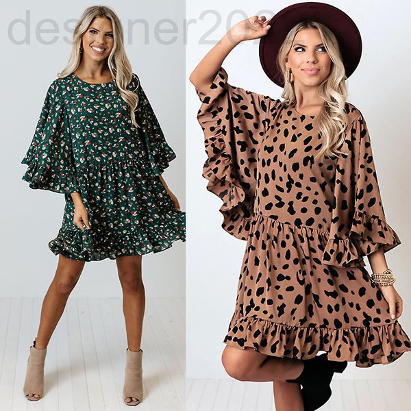 casual dresses designer 2022 spring and summer new women's fashion leopard print bat long sleeve stitched dress, Black;gray
casual dresses designer 2022 spring and summer new women's fashion leopard print bat long sleeve stitched dress, Black;gray
