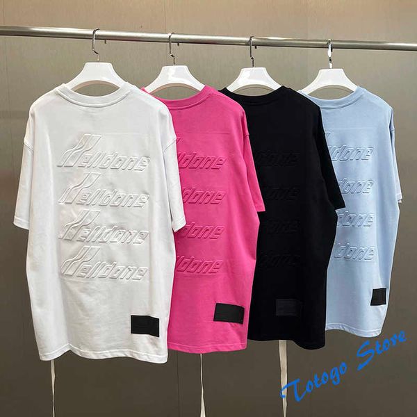 we11done new chest custom metal buckle bump 3d letter three-dimensional relief tees casual loose welldone t-shirts men woman top, White;black
we11done new chest custom metal buckle bump 3d letter three-dimensional relief tees casual loose welldone t-shirts men woman top, White;black