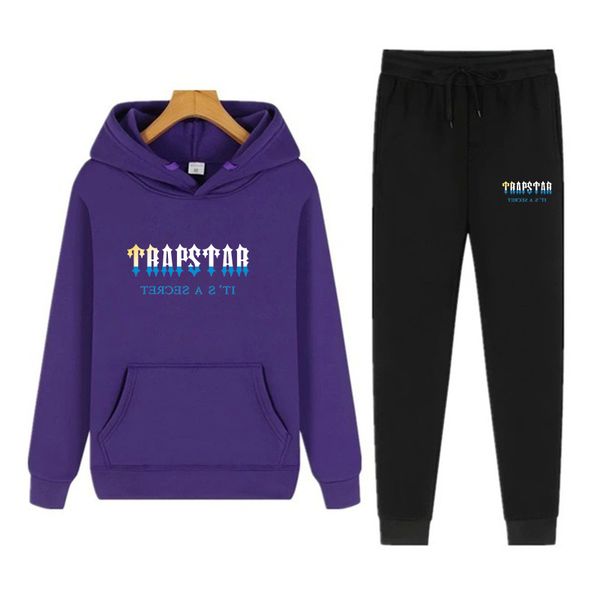 2022 autumn winter men's tracksuit fashion trapstar brand suit hoodie trousers thickened warm sportswear sportswear hooded tracksuit, Gray
2022 autumn winter men's tracksuit fashion trapstar brand suit hoodie trousers thickened warm sportswear sportswear hooded tracksuit, Gray