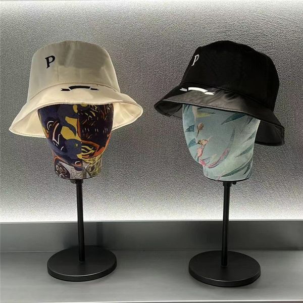 casual icon embroidery fisherman hat men women bucket hats snapbacks couple silk hip hop cap hats wholesale, Black;white