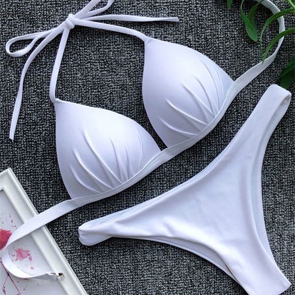 halter bra cup bikini swimsuit female white swimwear women push up bikini set brazilian bathing suit bandeau swim suit 220616, White;black
halter bra cup bikini swimsuit female white swimwear women push up bikini set brazilian bathing suit bandeau swim suit 220616, White;black
