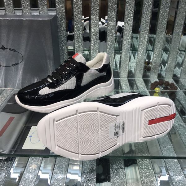 designer luxury mens americas cup casual shoes black brown gray patent leather sneakers with original box
designer luxury mens americas cup casual shoes black brown gray patent leather sneakers with original box