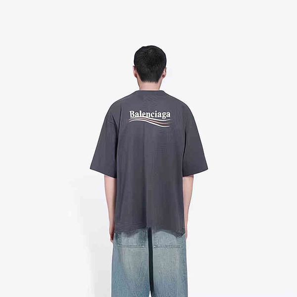 2022 designer bal t shirt version 2022 new paris cola wave print short sleeve t-shirt loose men's and women's same pure cotton 230, White;black
2022 designer bal t shirt version 2022 new paris cola wave print short sleeve t-shirt loose men's and women's same pure cotton 230, White;black
