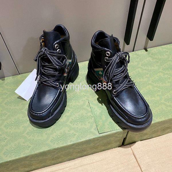 boots high end quality martin boots autumn winter versatile leather short thick soled english bandage muffin women's shoes, Black
boots high end quality martin boots autumn winter versatile leather short thick soled english bandage muffin women's shoes, Black