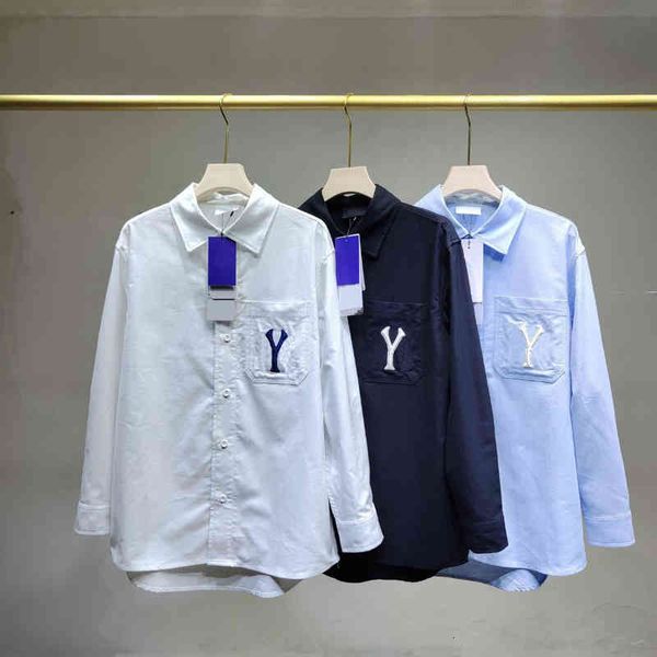 women's polos spring family men's and women's same letter embroidery printing casual lapel long sleeve shirt, White
women's polos spring family men's and women's same letter embroidery printing casual lapel long sleeve shirt, White