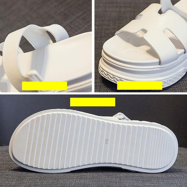 7cm genuine leather platform sandals wedge slippers women summer shoes beach hook loop elegant cute slides jelly sandals, Black;yellow
7cm genuine leather platform sandals wedge slippers women summer shoes beach hook loop elegant cute slides jelly sandals, Black;yellow