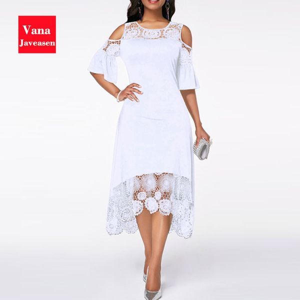 vana javeasen lace a line casual women dress for summer patchwork short sleeve female es o neck party beach womens 220521, Black;gray
vana javeasen lace a line casual women dress for summer patchwork short sleeve female es o neck party beach womens 220521, Black;gray