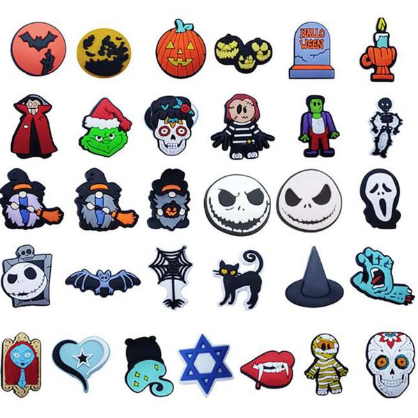 31 styles happy helloween shoe part accessories pvc croc charms fashion shoecharms buckle chog charm fast ship, White;pink
31 styles happy helloween shoe part accessories pvc croc charms fashion shoecharms buckle chog charm fast ship, White;pink